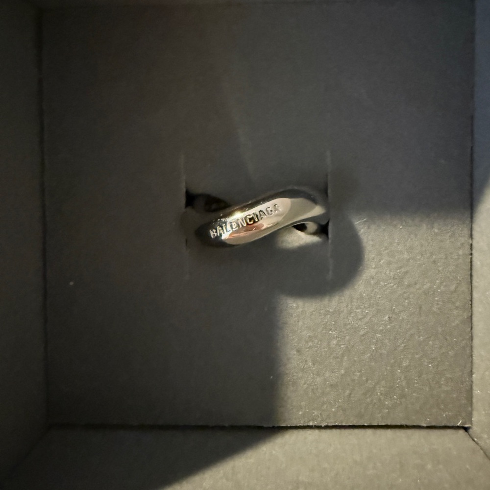 Balenciaga Twisted Silver Band